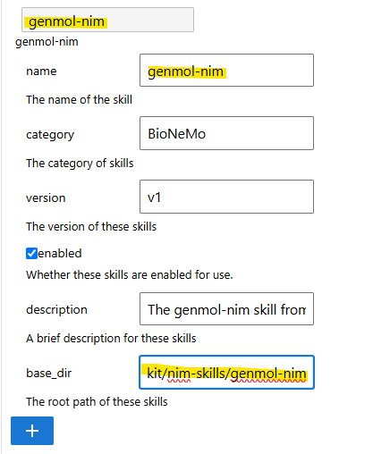 genmol_skill_setting